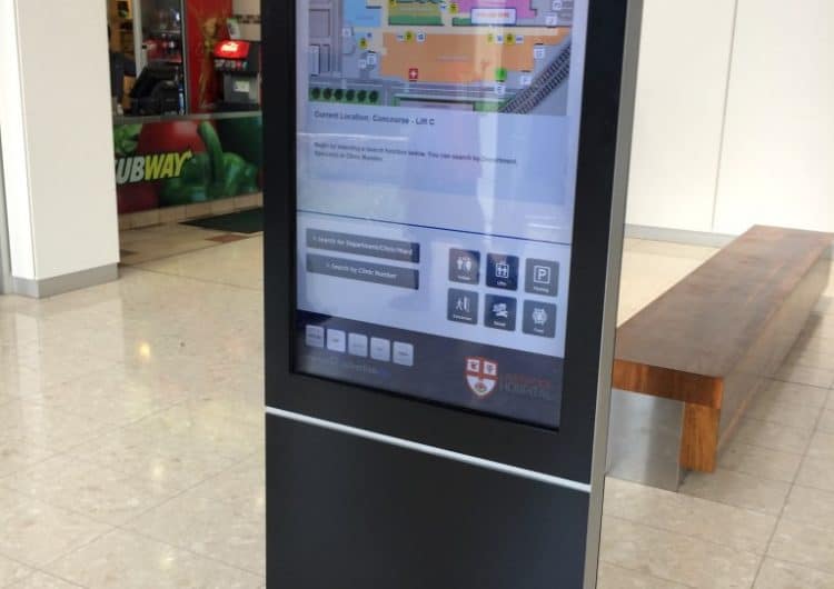 Digital Wayfinding Solutions - Liverpool Hospital Lifts