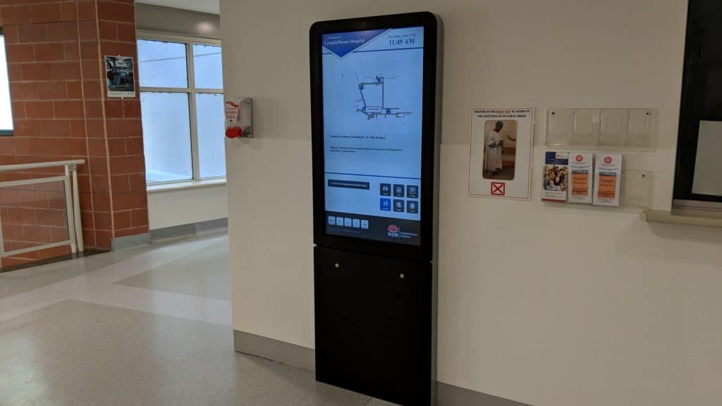 Digital Wayfinding Solutions - Campbelltown Hospital Slide