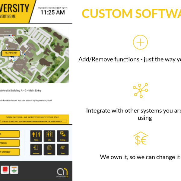 Digital Wayfinding Solutions - University Custom Software