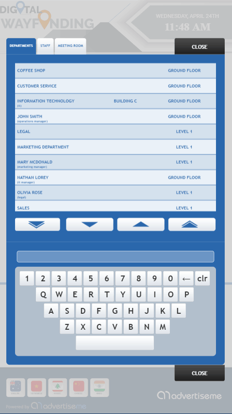 Digital-Wayfinding-Office Buildings Directory