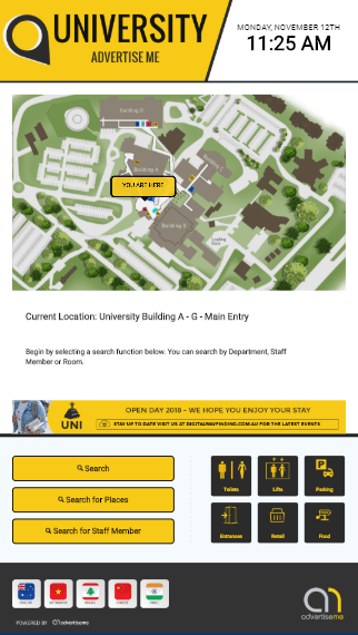 Digital Wayfinding Solutions - Digital Wayfinding Software for University School Education