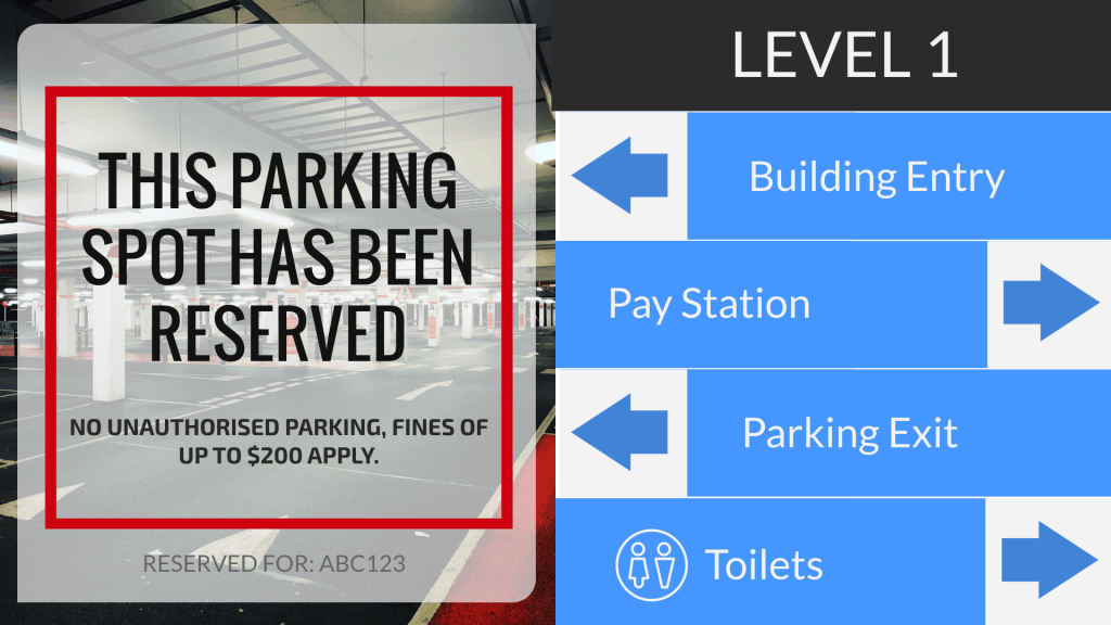 Digital Wayfinding Solutions - Carpark and Directional Wayfinding