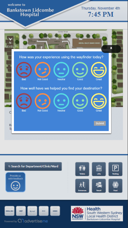 Digital Wayfinding Solutions - Survery Module Survey Questions