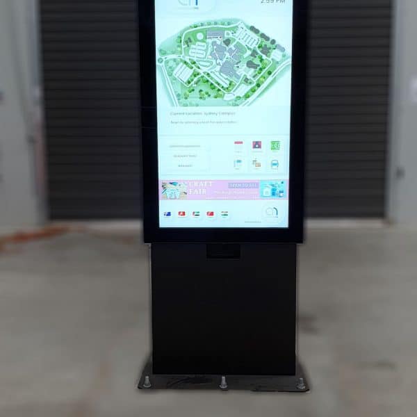 Digital Wayfinding Solutions Outdoor Digital Wayfinding Kiosk Floor Mounted